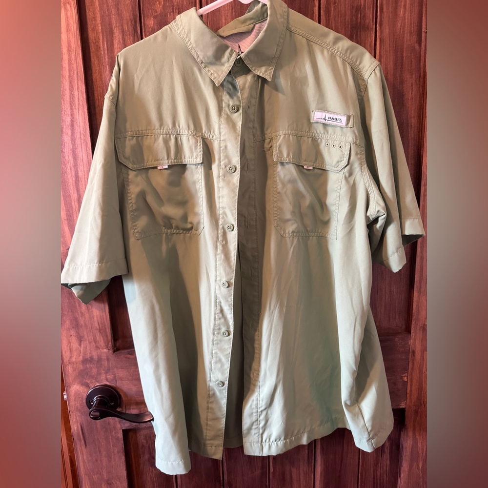 Habitat Men's Shirt size Large Green